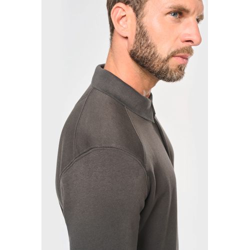 Sweat-shirt col polo homme - 11