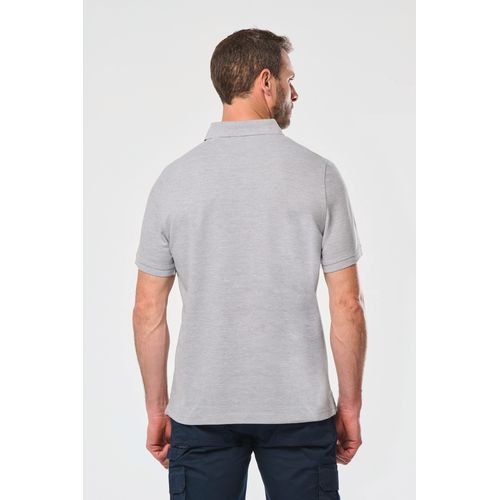 Polo col boutons pression manches courtes homme - 2