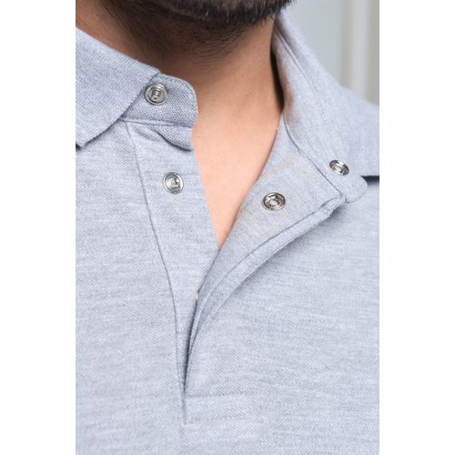 Polo col boutons pression manches courtes homme - 9