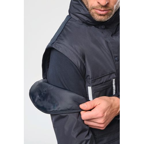 Parka workwear con mangas amovibles hombre
