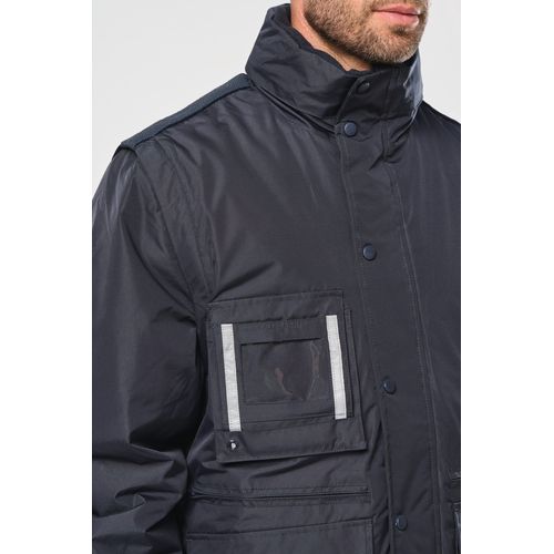 Parka workwear con mangas amovibles hombre