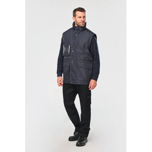 Parka workwear con mangas amovibles hombre
