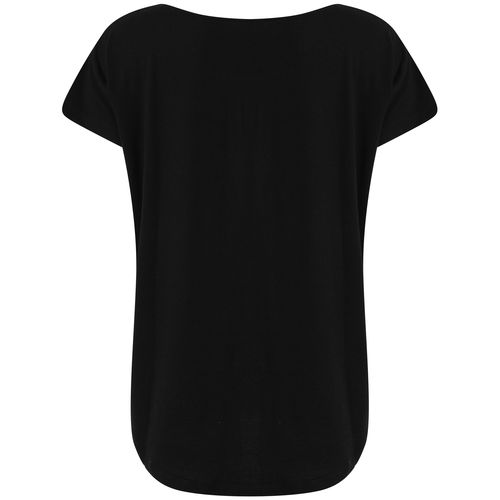 T-shirt scoop neck femme - 4