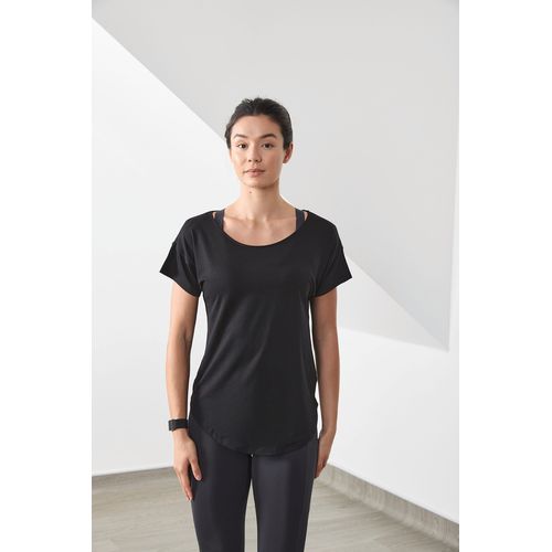 T-shirt scoop neck femme - 1