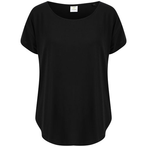 T-shirt scoop neck femme - 4