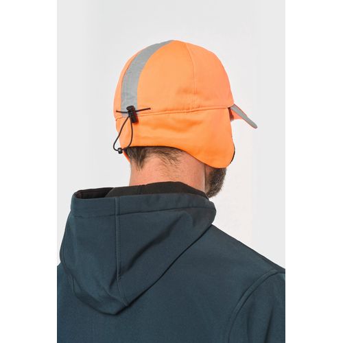 Casquette hiver fluorescente - 6 panneaux - 4