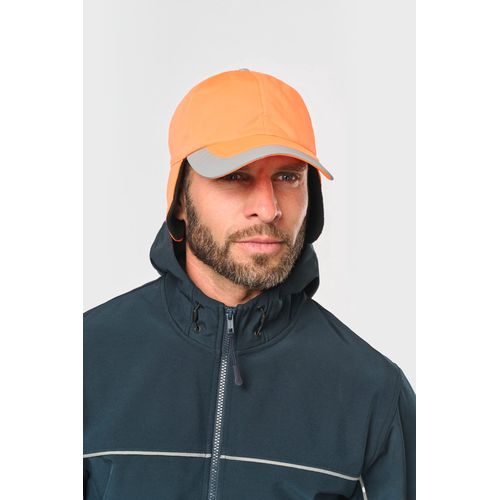 Casquette hiver fluorescente - 6 panneaux - 1