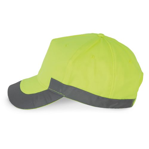 Casquette fluorescente - 5 panneaux - 6