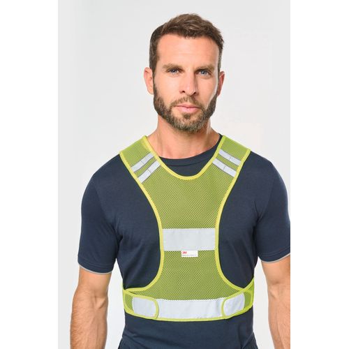 Gilet en filet fluorescent - 3
