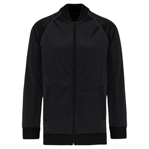 Veste de survêtement zippée avec liseré unisexe - 22