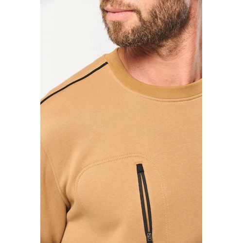 Sweat-shirt Day To Day zip poche contrastée unisexe - 15
