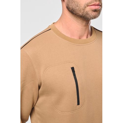 Sweat-shirt Day To Day zip poche contrastée unisexe - 20