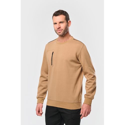 Sweat-shirt Day To Day zip poche contrastée unisexe - 19