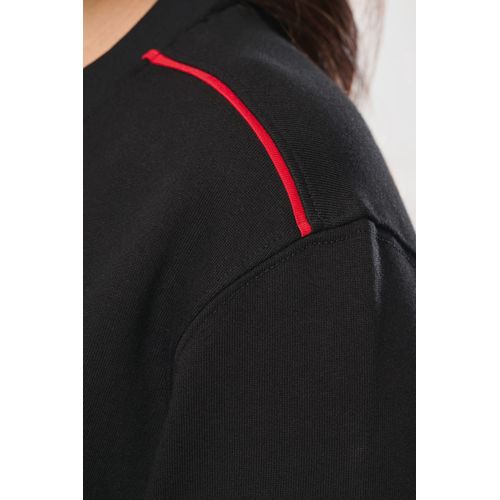 Sweat-shirt Day To Day zip poche contrastée unisexe - 14