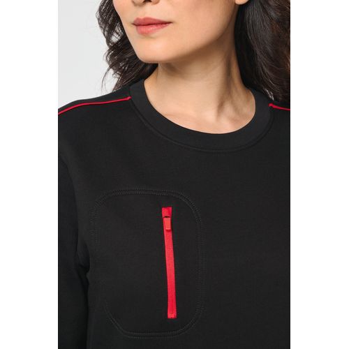 Sweat-shirt Day To Day zip poche contrastée unisexe - 11