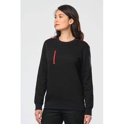 Sweat-shirt Day To Day zip poche contrastée unisexe - 8