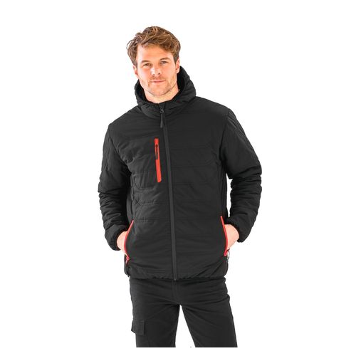 CHAQUETA ACOLCHADA BLACK COMPASS RECICLADA