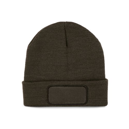 Gorro reciclado con parche y forro Thinsulate™