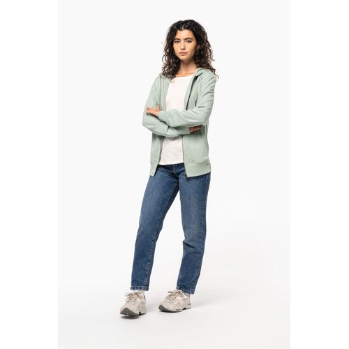 Sweat-shirt french terry écoresponsable zippé à capuche unisexe - 11