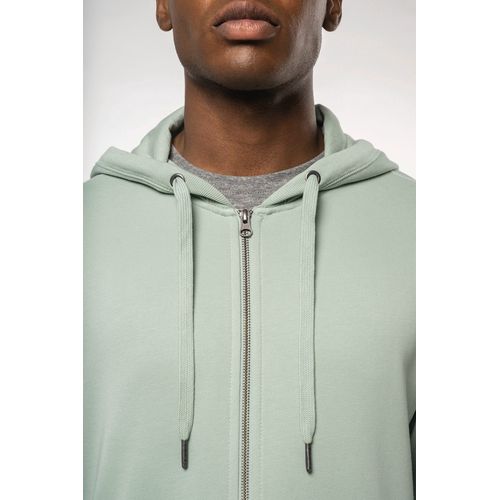 Sweat-shirt french terry écoresponsable zippé à capuche unisexe - 4
