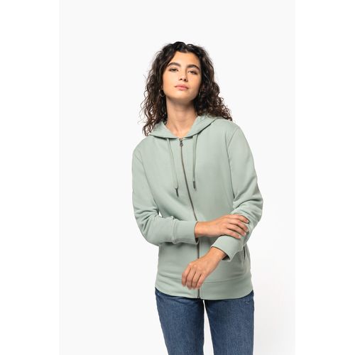 Sweat-shirt french terry écoresponsable zippé à capuche unisexe - 7