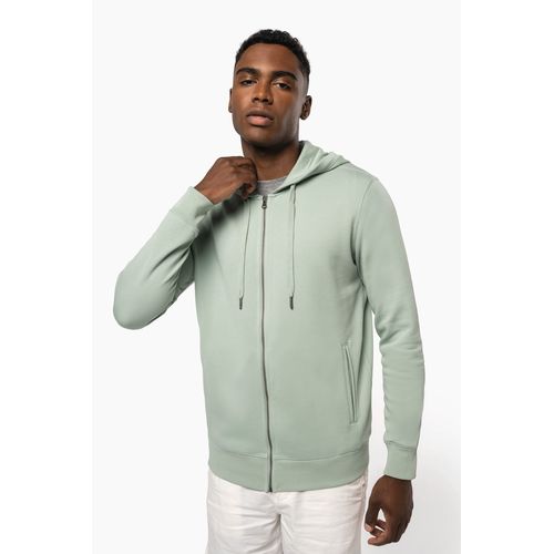 Sweat-shirt french terry écoresponsable zippé à capuche unisexe - 2