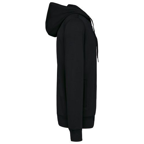 Sweat-shirt french terry écoresponsable zippé à capuche unisexe - 14