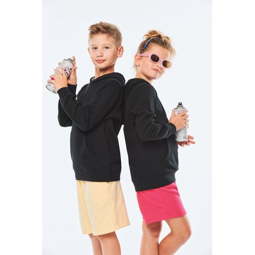 Sweat-shirt à capuche contrastée à motifs enfant unisexe - 17