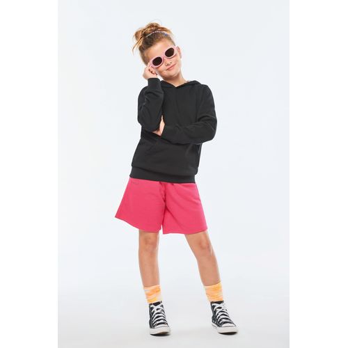 Sweat-shirt à capuche contrastée à motifs enfant unisexe - 16