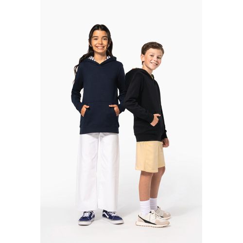 Sweat-shirt à capuche contrastée à motifs enfant unisexe thumbnail 22