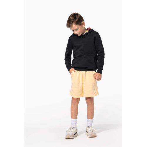 Sudadera con capucha de forro contrastado infantil