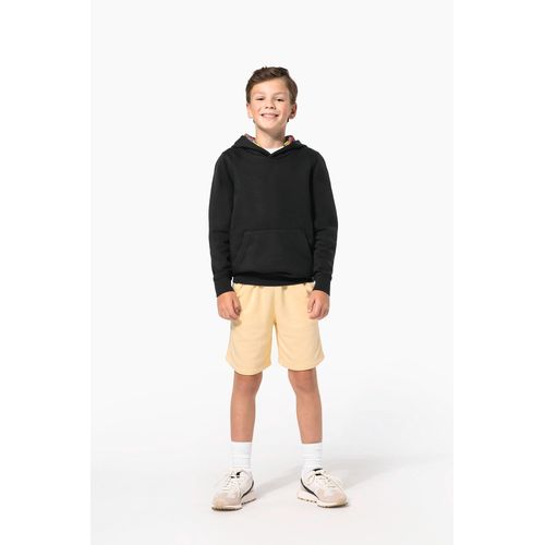 Sudadera con capucha de forro contrastado infantil