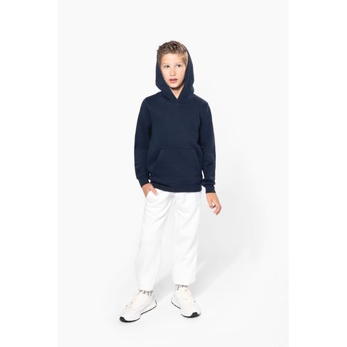 Sweat-shirt à capuche contrastée à motifs enfant unisexe - 5