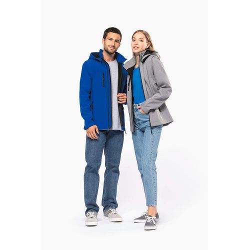 Veste Softshell 3 couches à capuche avec manches amovibles unisexe - 15