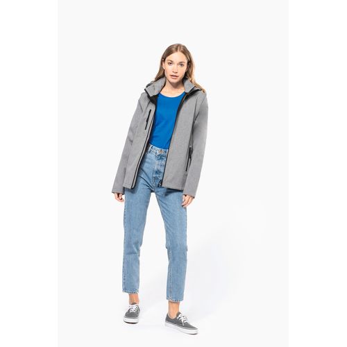 Veste Softshell 3 couches à capuche avec manches amovibles unisexe - 11