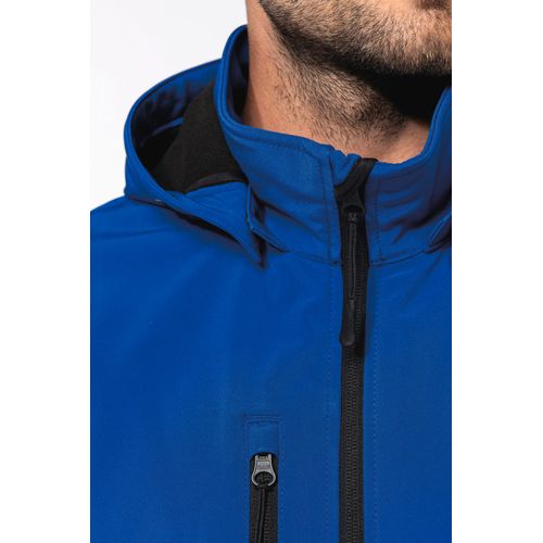 Veste Softshell 3 couches à capuche avec manches amovibles unisexe - 16