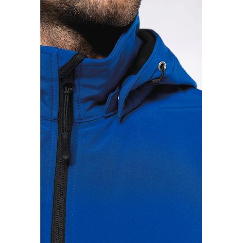 Veste Softshell 3 couches à capuche avec manches amovibles unisexe - 18