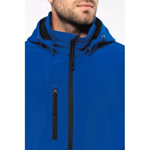 Veste Softshell 3 couches à capuche avec manches amovibles unisexe - 19