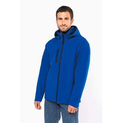 Veste Softshell 3 couches à capuche avec manches amovibles unisexe - 2