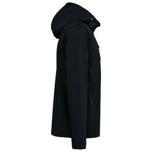 Veste Softshell 3 couches à capuche avec manches amovibles unisexe - 23