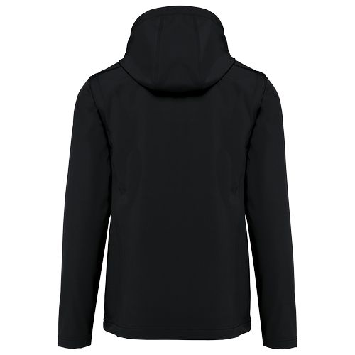Veste Softshell 3 couches à capuche avec manches amovibles unisexe - 22