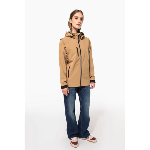 Veste Softshell 3 couches à capuche avec manches amovibles unisexe thumbnail 14