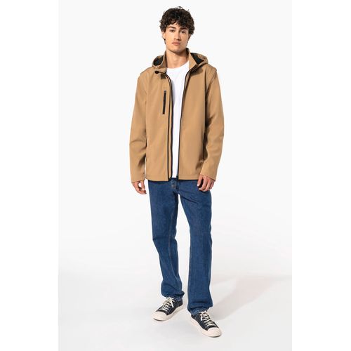 Veste Softshell 3 couches à capuche avec manches amovibles unisexe thumbnail 13