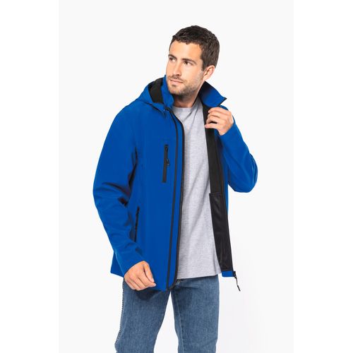 Veste Softshell 3 couches à capuche avec manches amovibles unisexe - 4