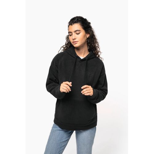 Sweat-shirt à capuche oversize en micropolaire recyclée unisexe - 8