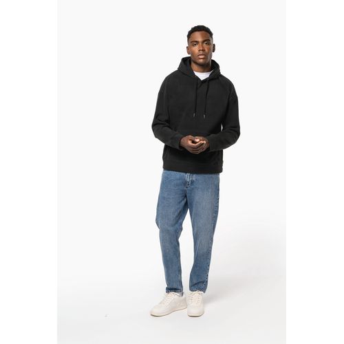 Sweat-shirt à capuche oversize en micropolaire recyclée unisexe - 11