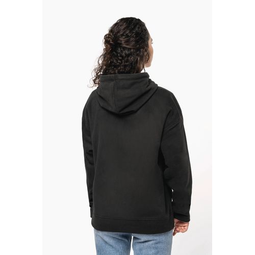 Sweat-shirt à capuche oversize en micropolaire recyclée unisexe - 9