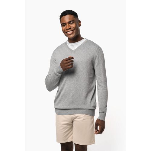 Pull col en V écoresponsable homme - 1