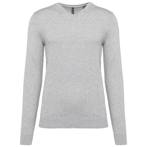 Pull col en V écoresponsable homme