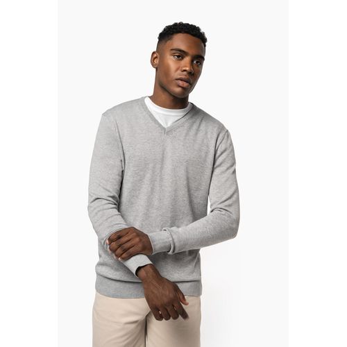 Pull col en V écoresponsable homme